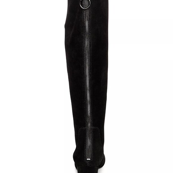 Steve Madden Women's Haydun Black Suede Block-Heel Boots - Sz. 7.5 - Picture 2 of 13